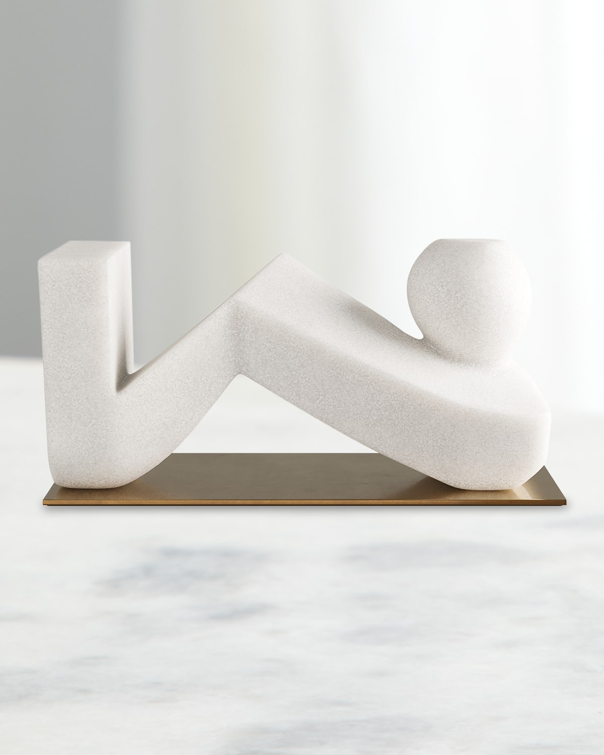 Arteriors Zane Sculpture In White