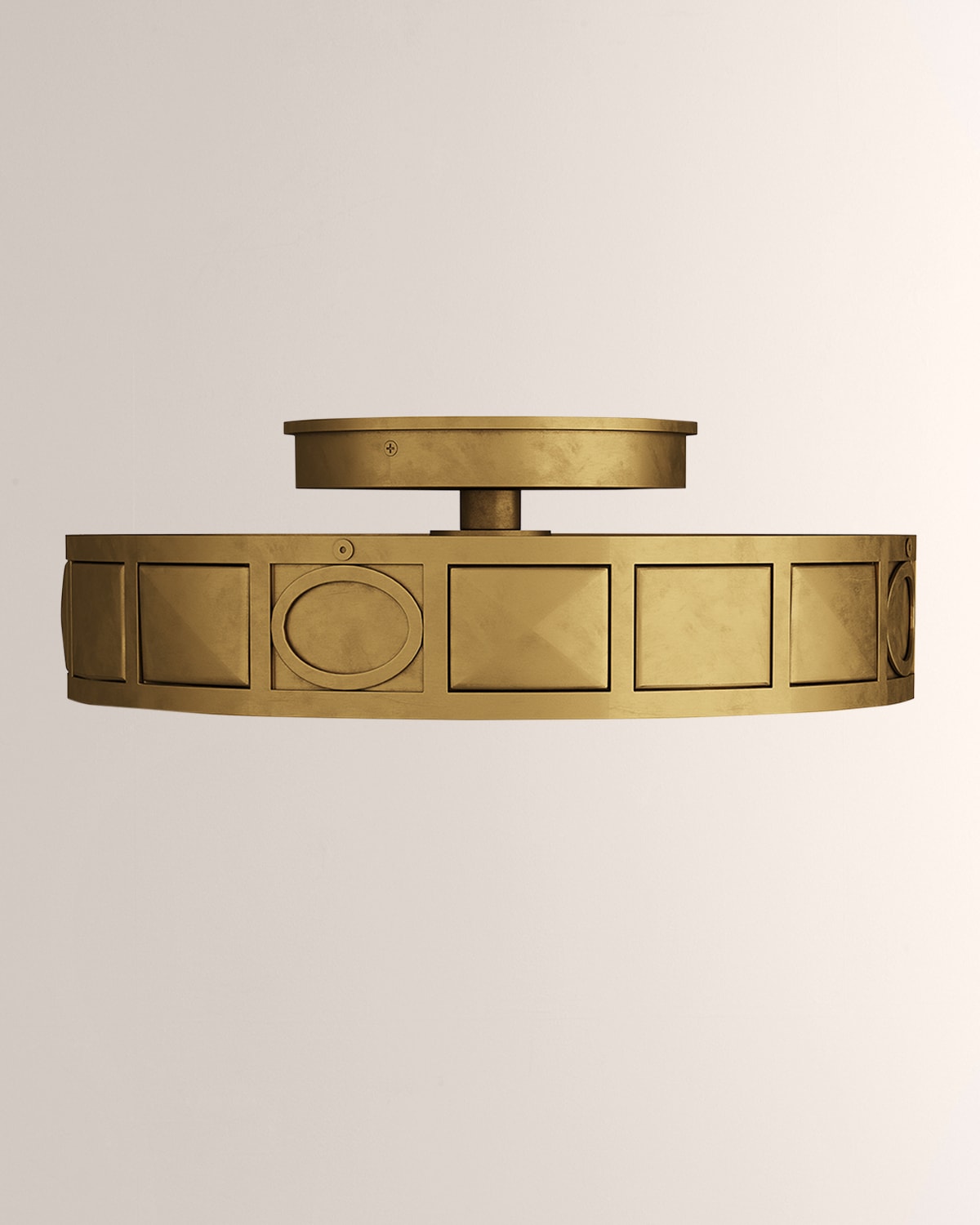 Arteriors Empire Flush Mount In Gold