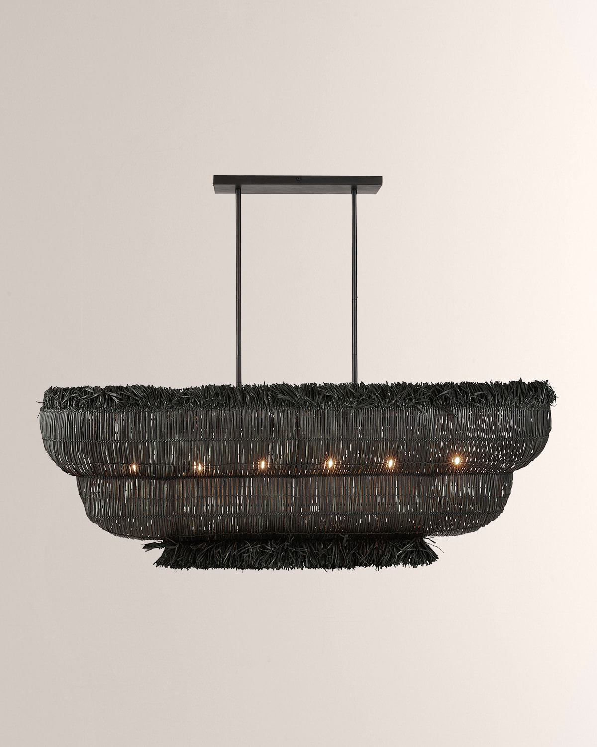 Arteriors Yessika 62" 6-light Chandelier In Black