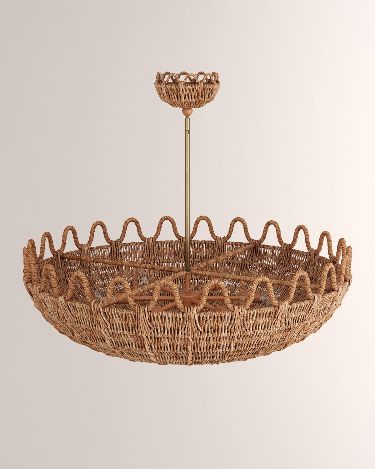 Arteriors Mar 46" 6-light Chandelier In Brown