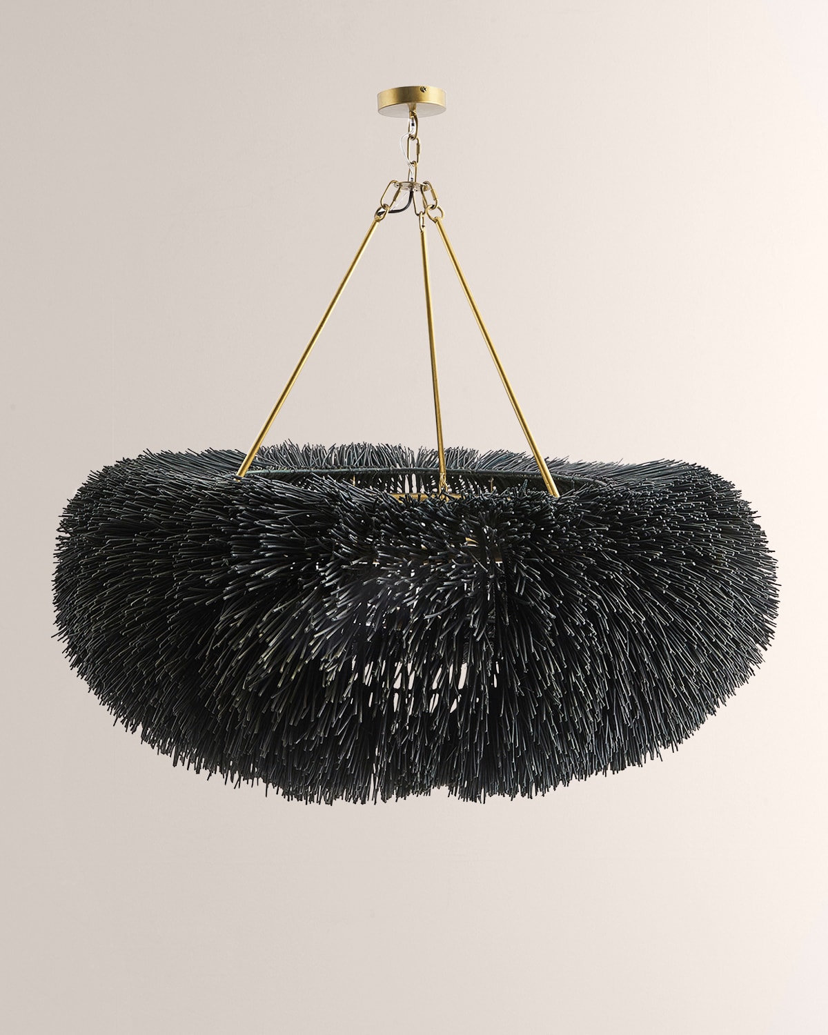 Arteriors Zaria 47" 9-light Chandelier In Black