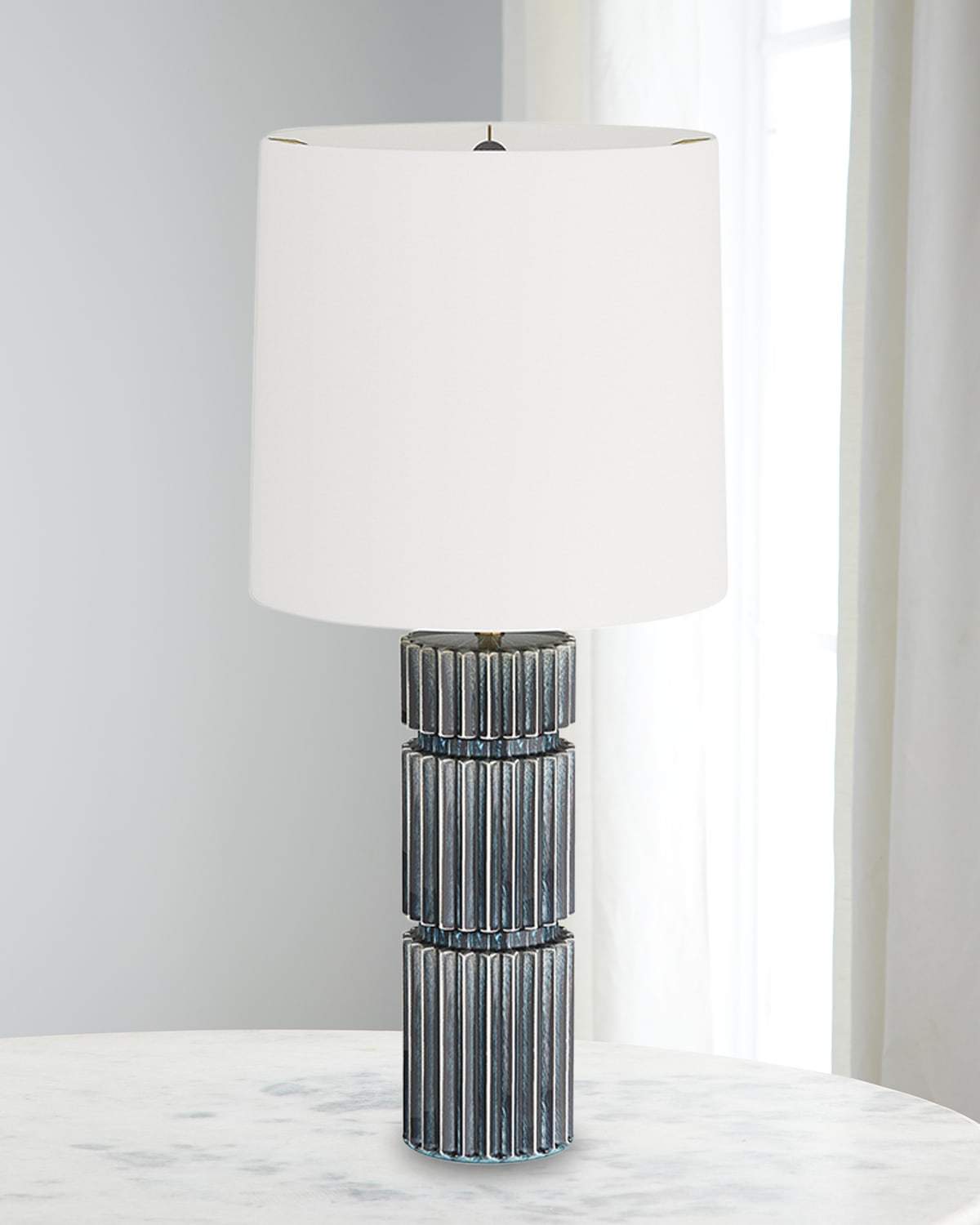 Arteriors Annika 31" Table Lamp In Metallic