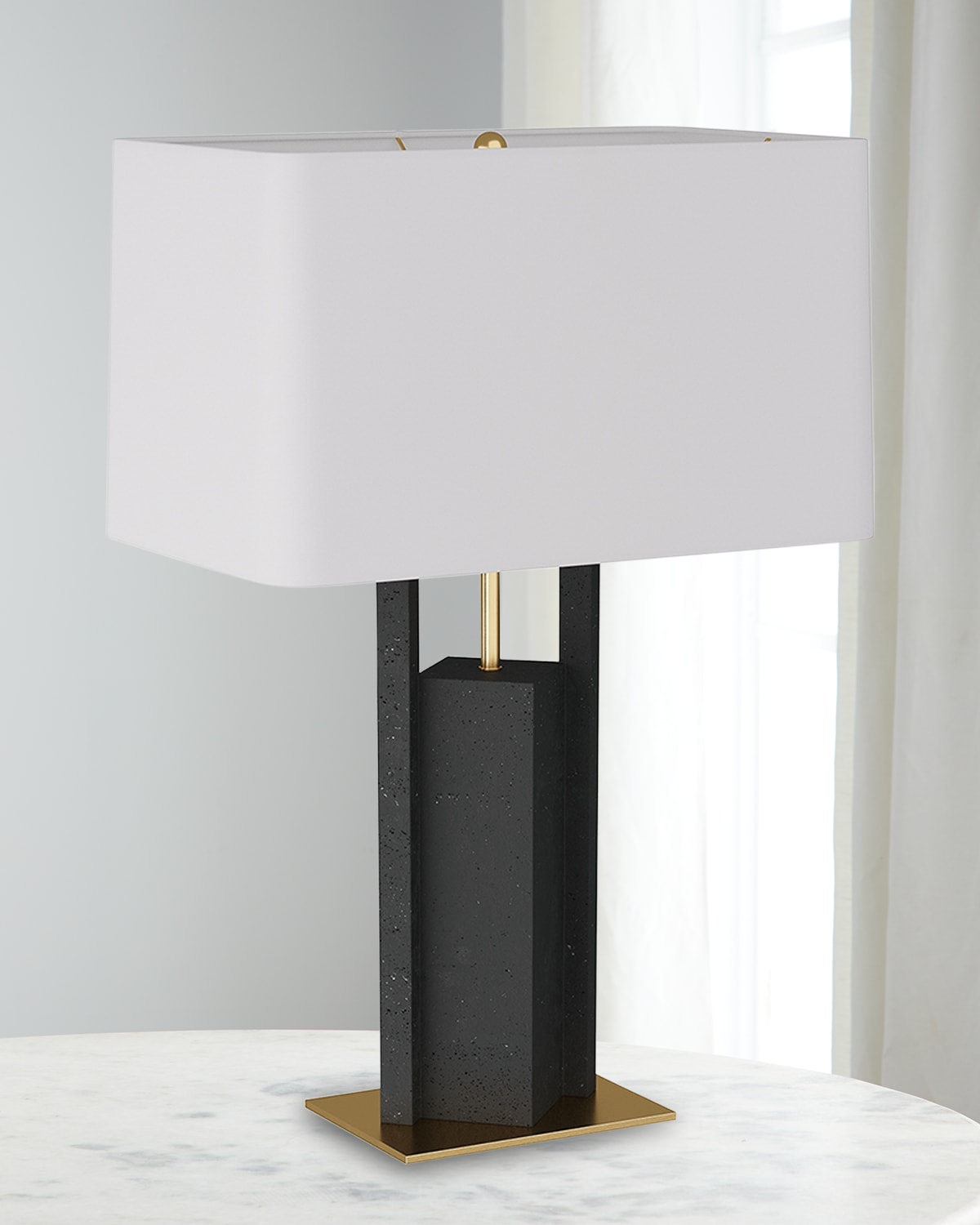 Arteriors Zory Table Lamp In Black