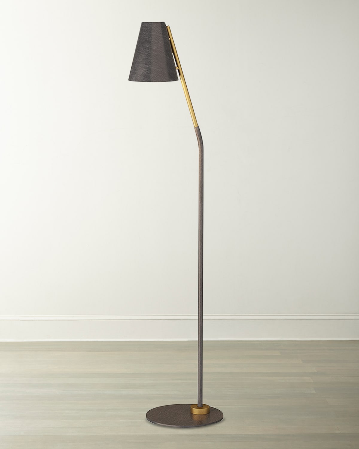 Arteriors Zealand Floor Lamp In Black