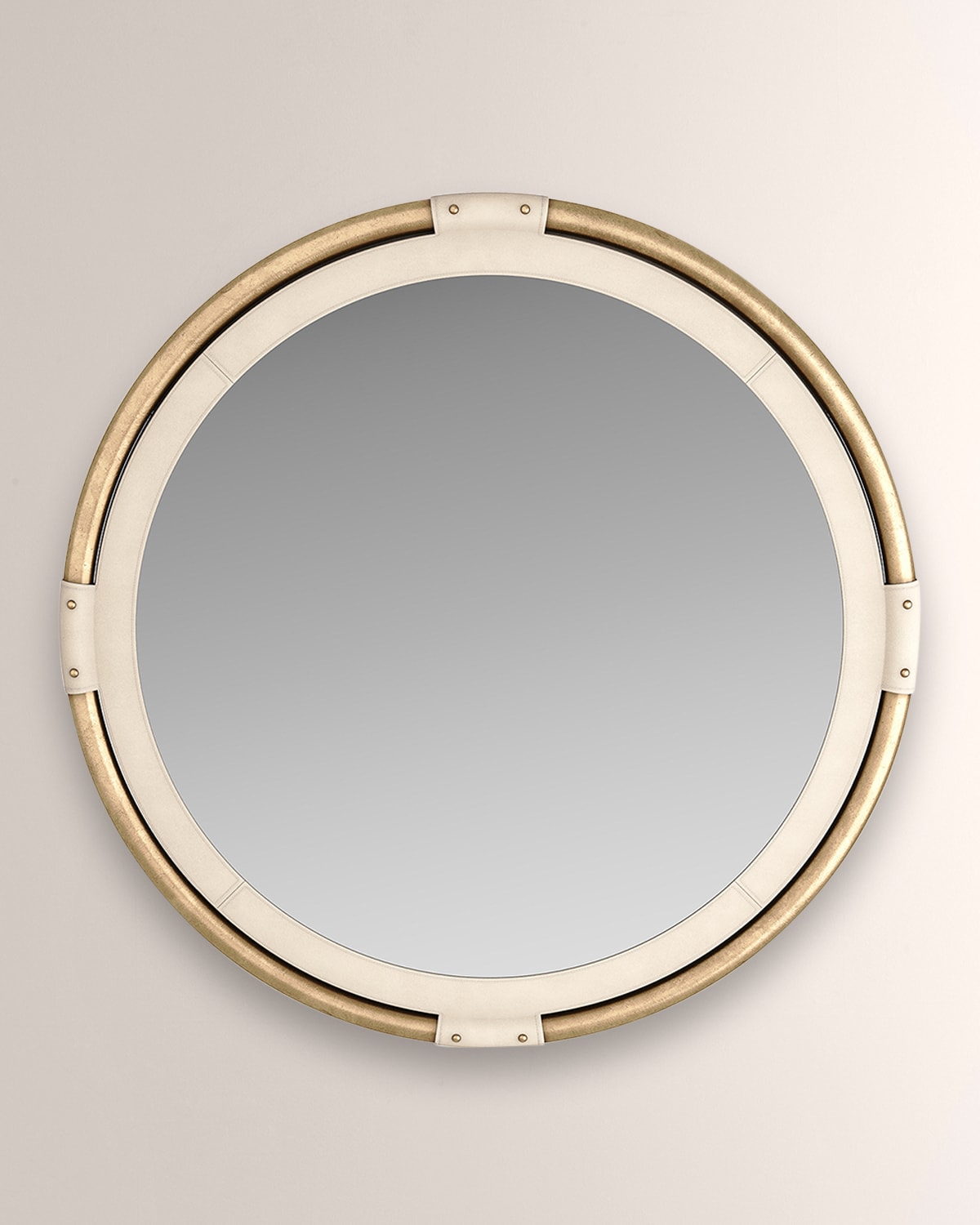 Arteriors Asmara 48" Round Mirror In Gold