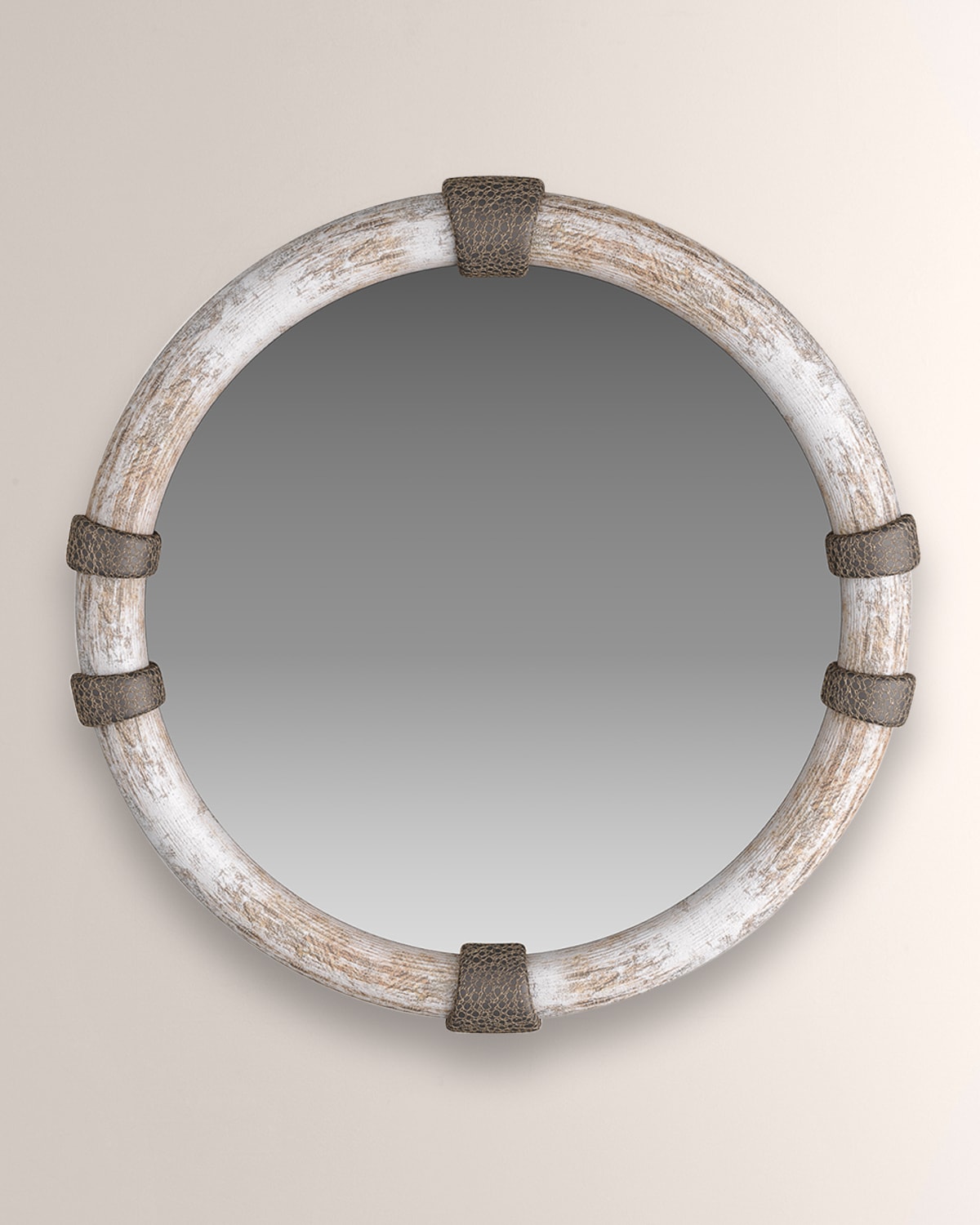 Arteriors Bresnahan 43" Round Mirror In Neutral