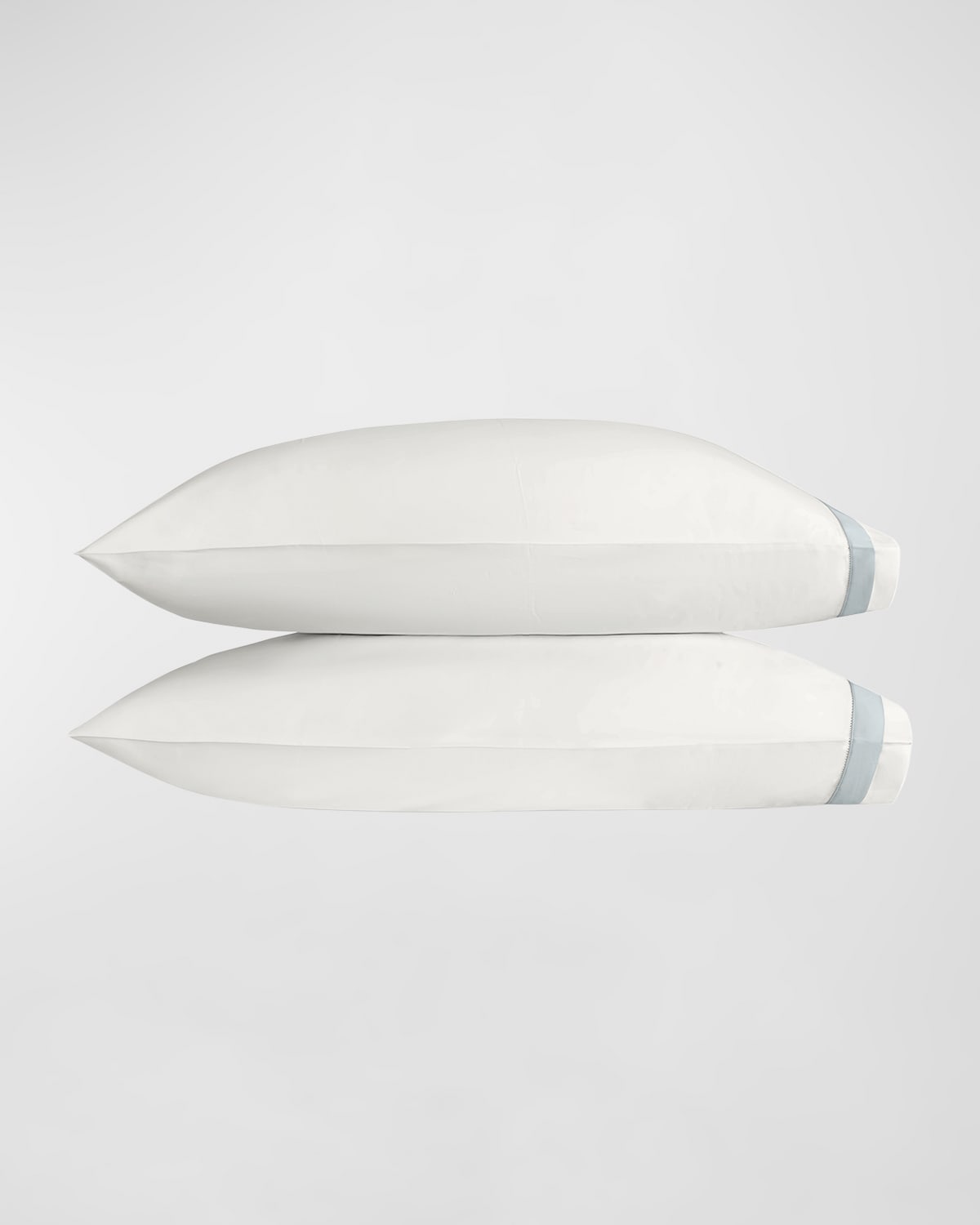 Matouk Ambrose Pillowcases, Set Of 2, King In Bone/pool