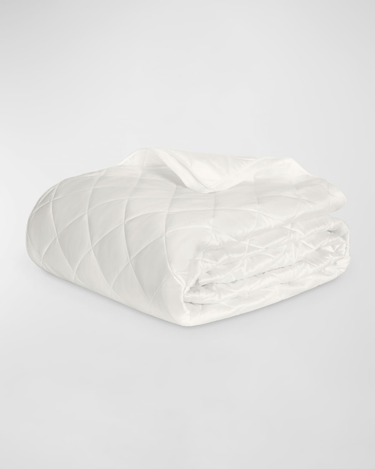 Matouk Nocturne Twin Quilt In White