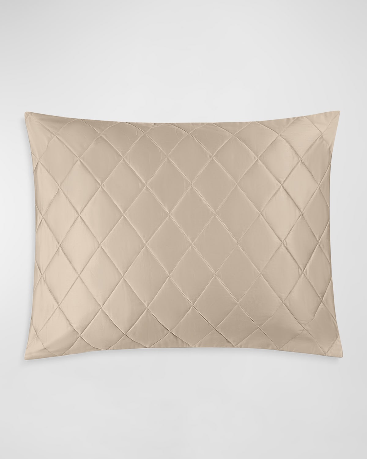 Matouk Nocturne Quilt King Sham In Khaki