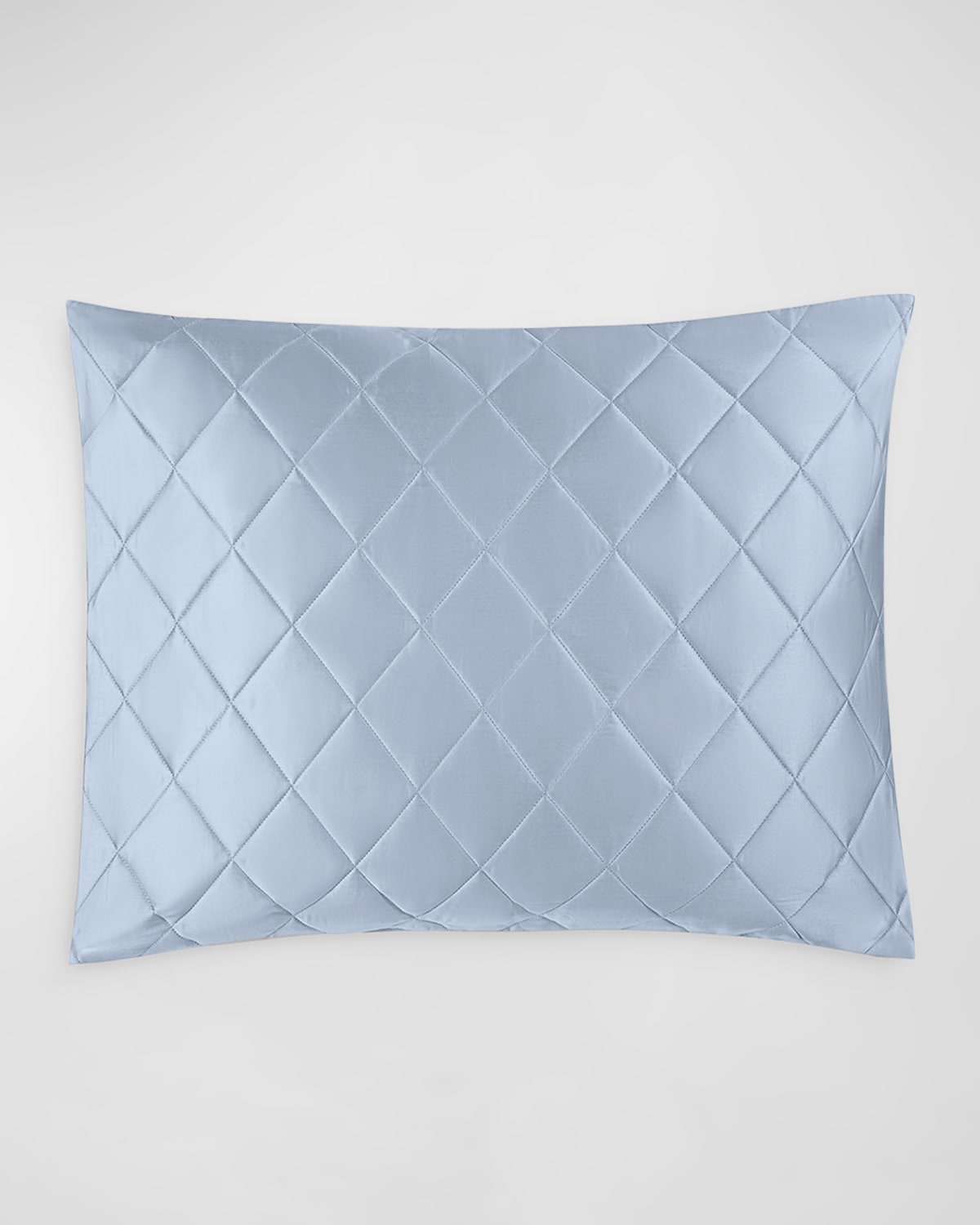 Shop Matouk Nocturne Quilt King Sham In Hazy Blue