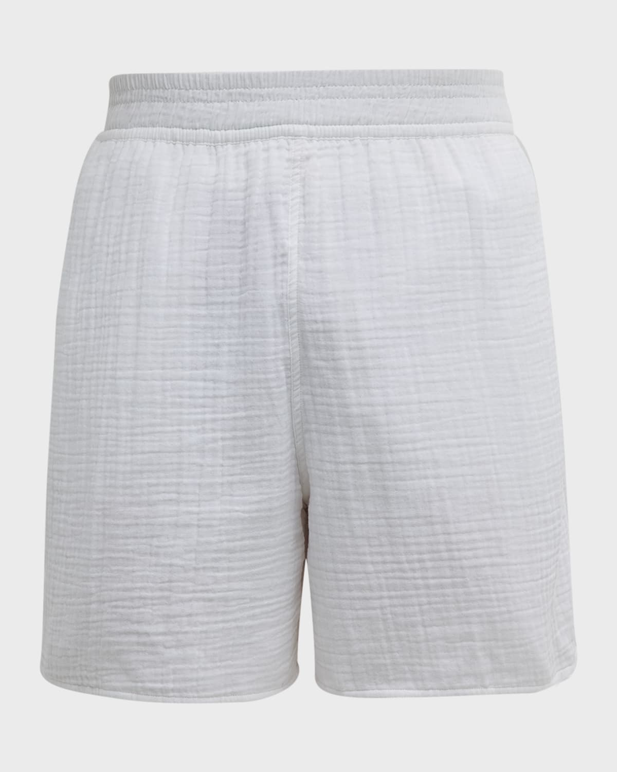 Men's Textured Cotton Lounge Shorts