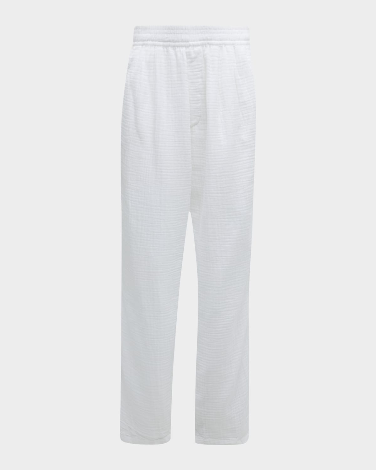 True Tribe Men's Cotton Lawn Lounge Pants In White Angel