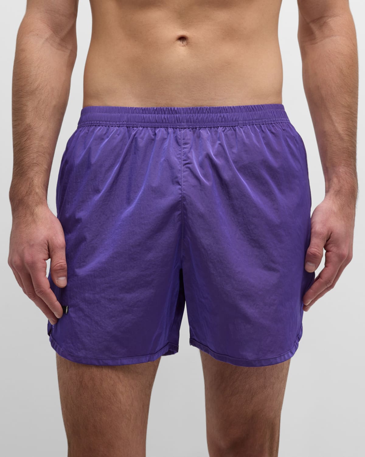 True Tribe Men's Active Swim Shorts In Purple Moon