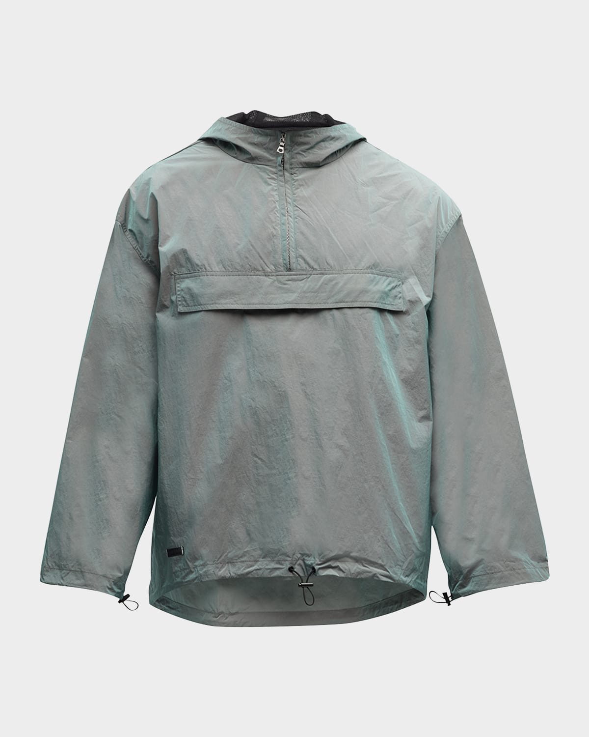 Men's Iridescent Short Poncho