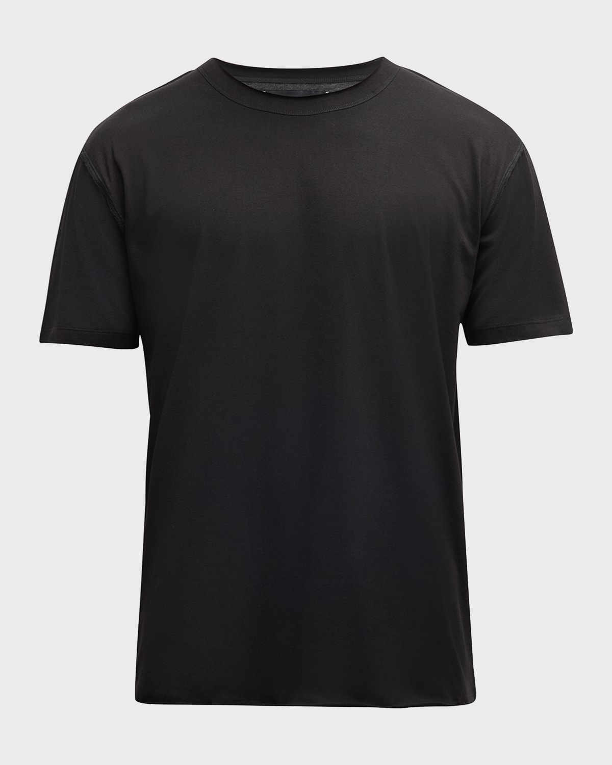 Shop True Tribe Men's Lounge Active Silky Cotton T-shirt In Black