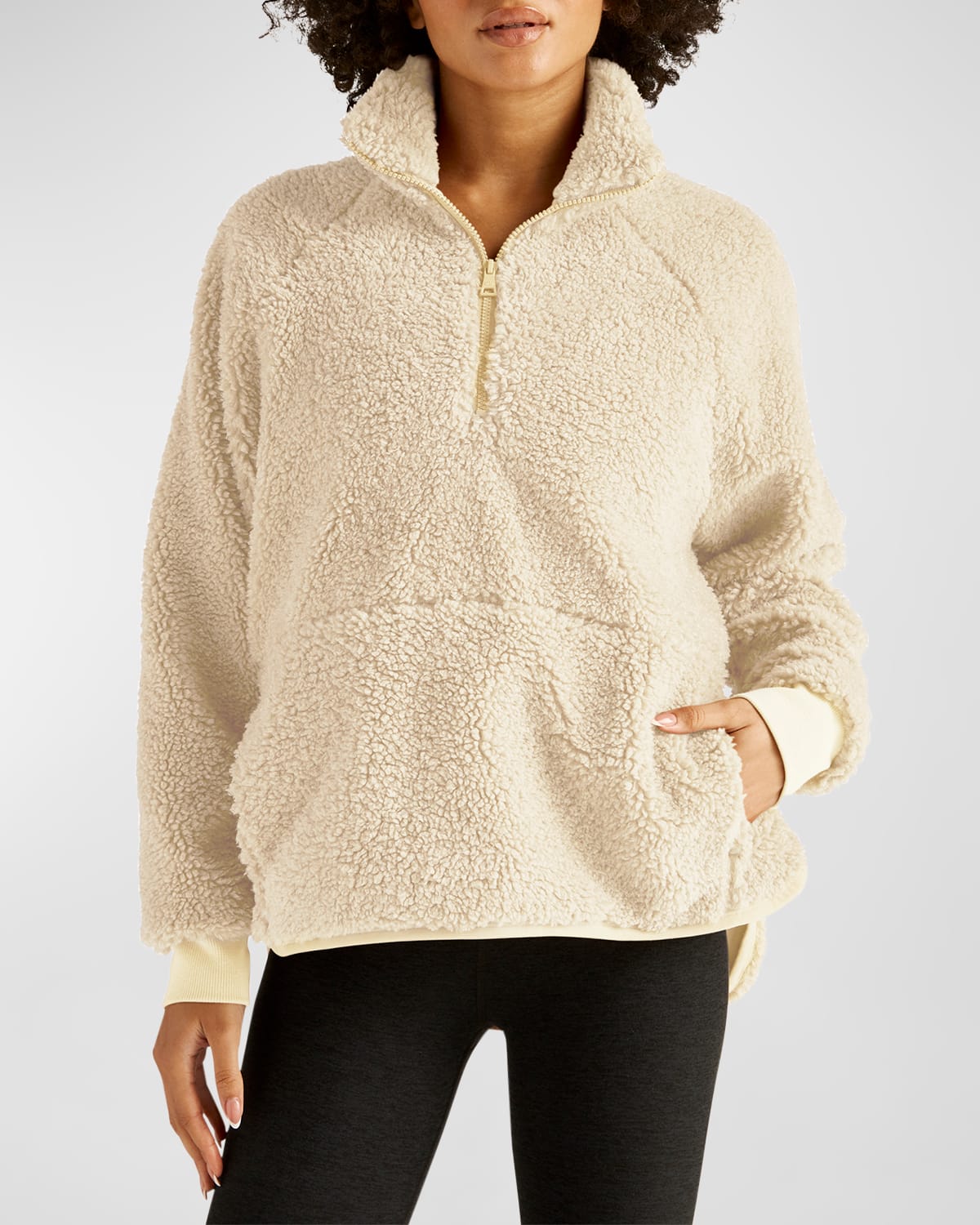 BEYOND YOGA TAKE FLIGHT SHERPA PULLOVER