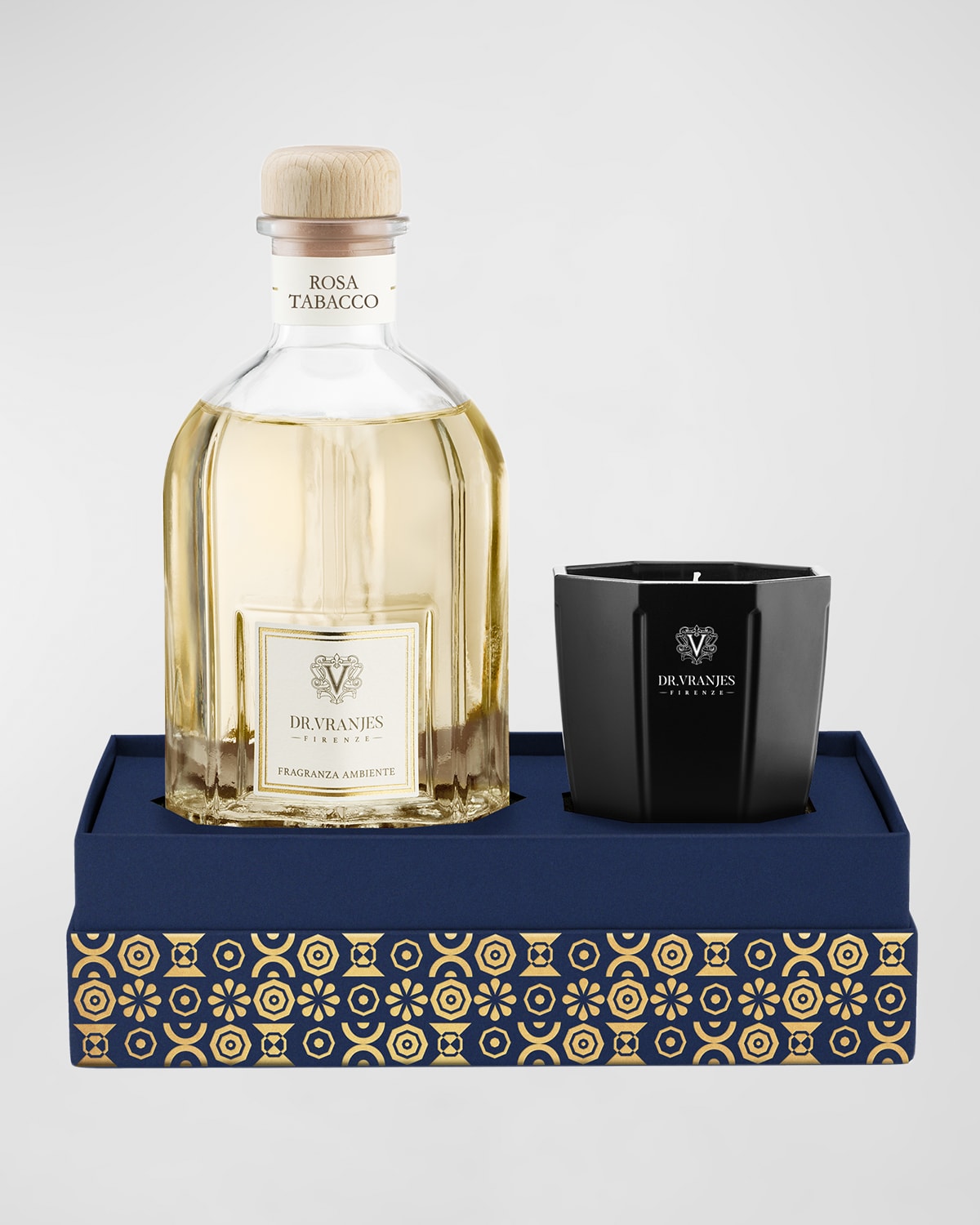 Shop Dr Vranjes Firenze Rosa Tabacco Diffuser + Onyx Candle Gift Box