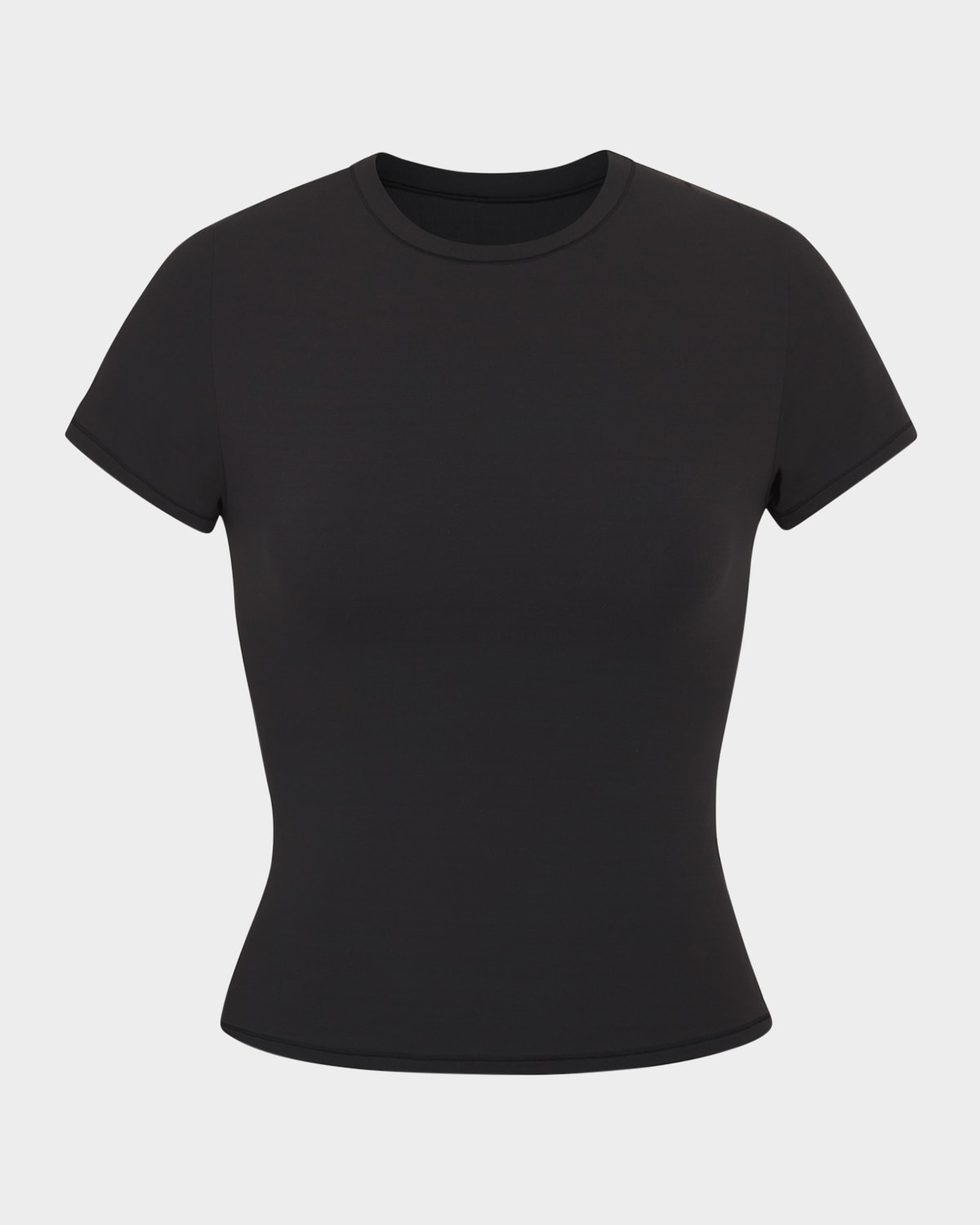 Skims Fits Everybody T-shirt Bodysuit In Black