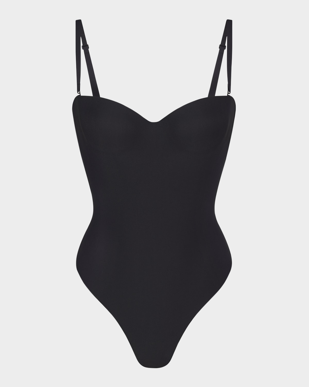Skims Body Molded Underwire Bodysuit In Onyx