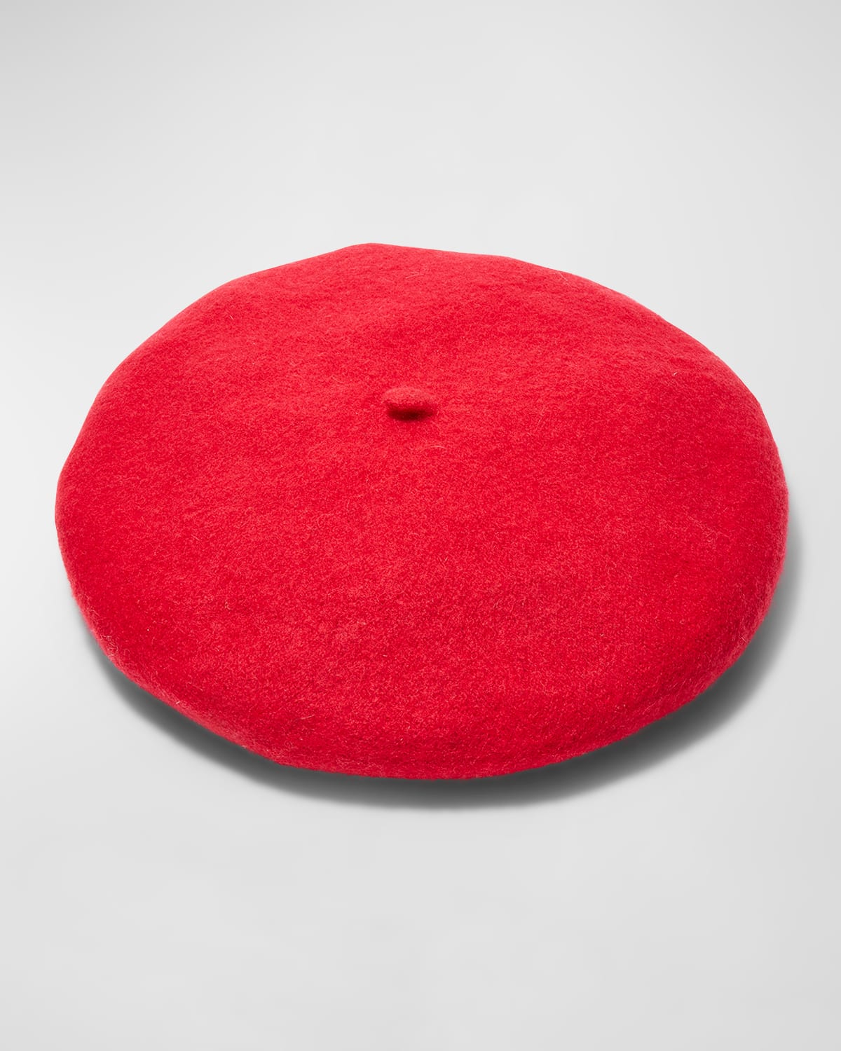 Red Wool Felt Beret