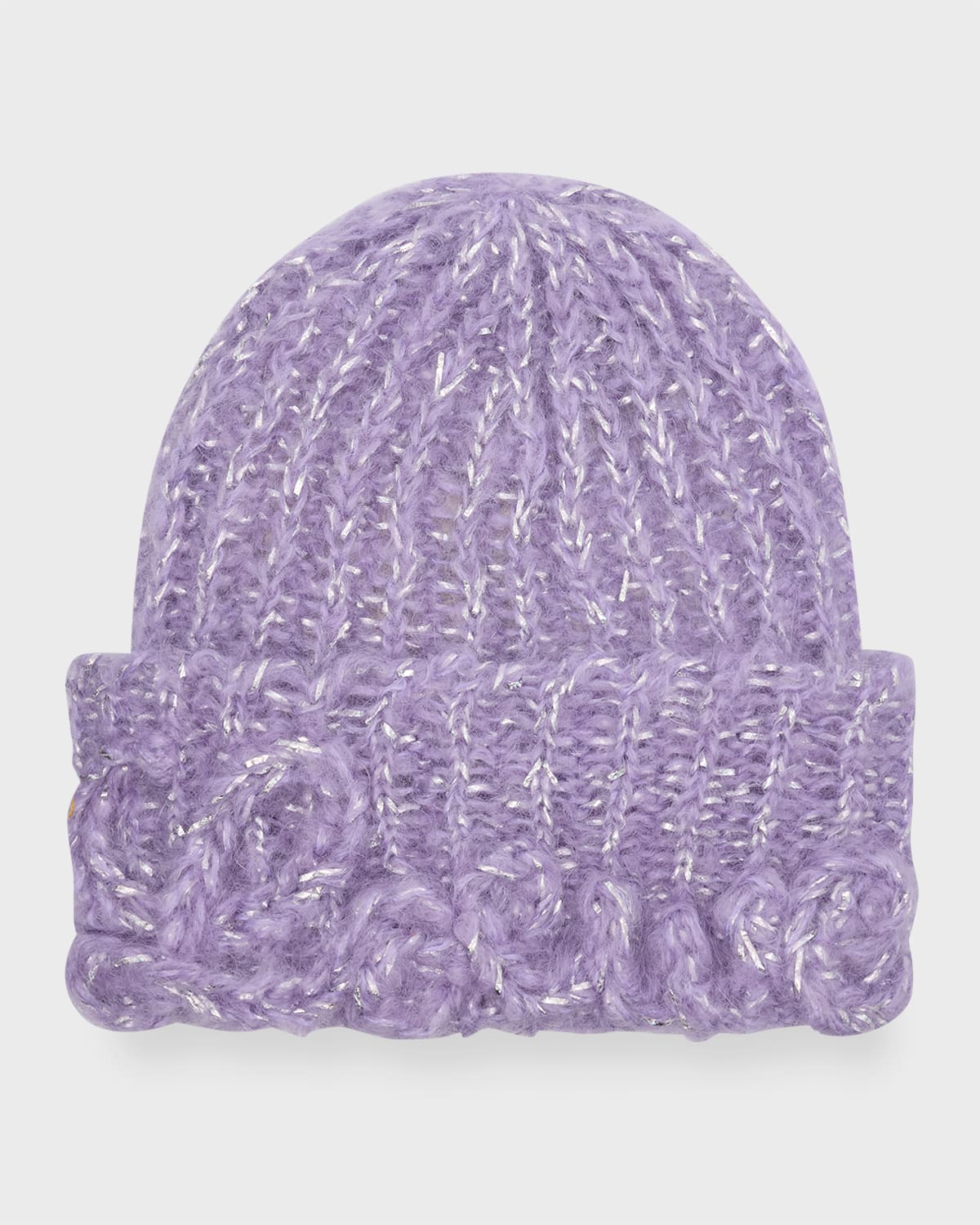 Logo Crochet Mohair-Blend Beanie