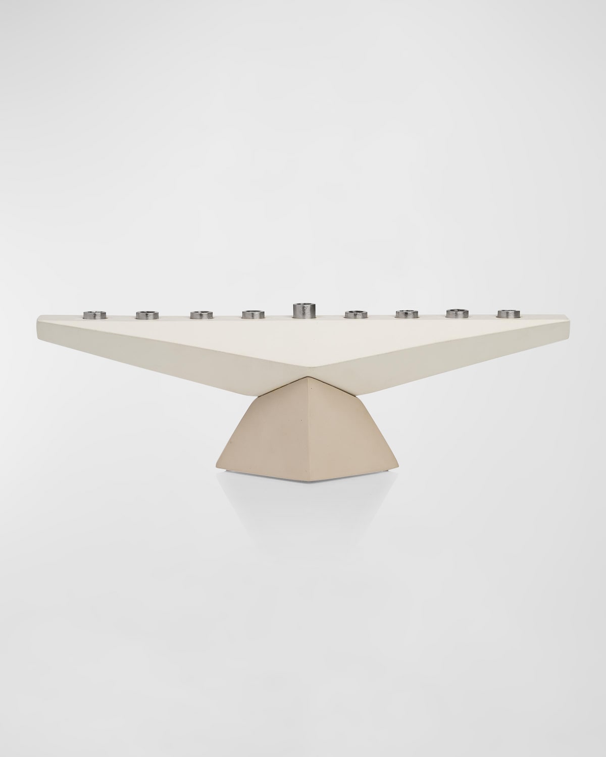 Ricci Silversmith Frank Lloyd Wright Ark Menorah In White