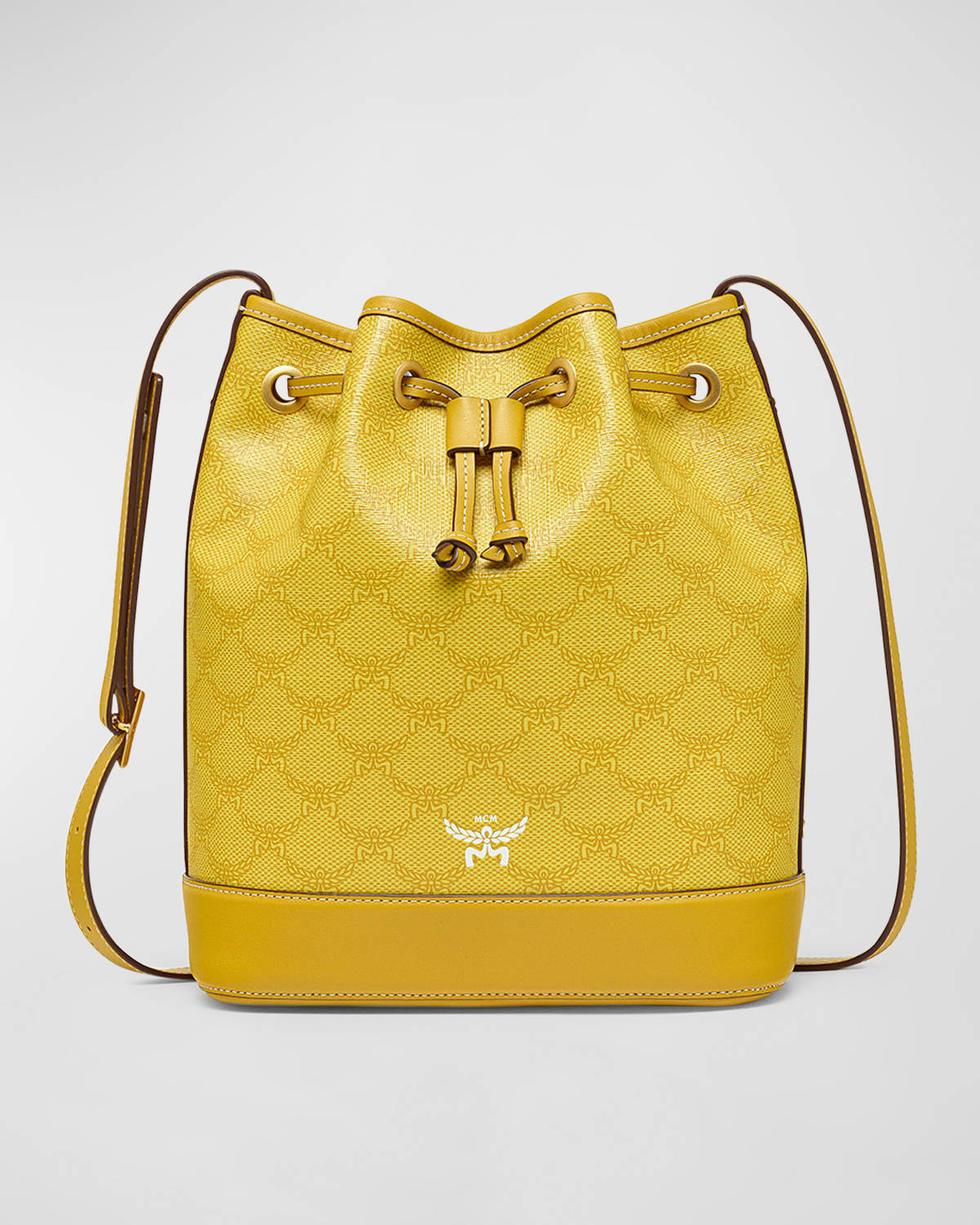 Mcm Medium Himmel Lauretos Bucket Bag