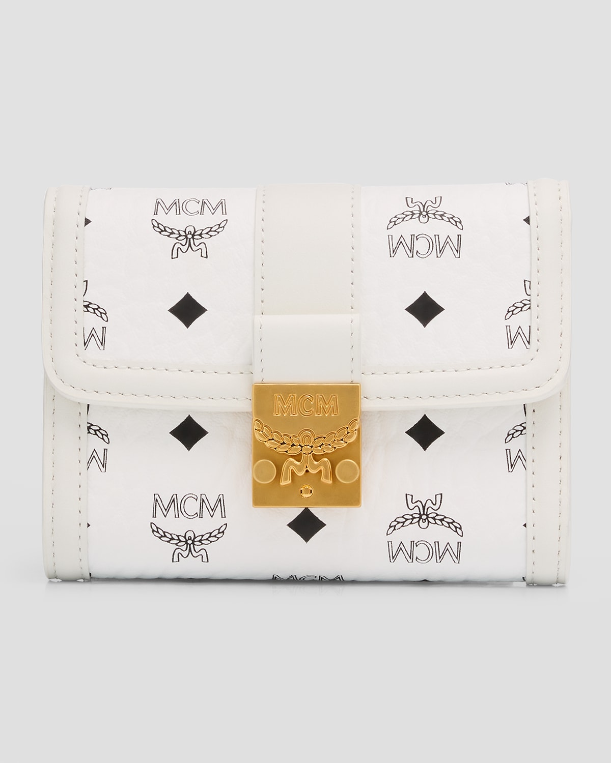 MCM TRACY SMALL VISETOS TRIFOLD WALLET
