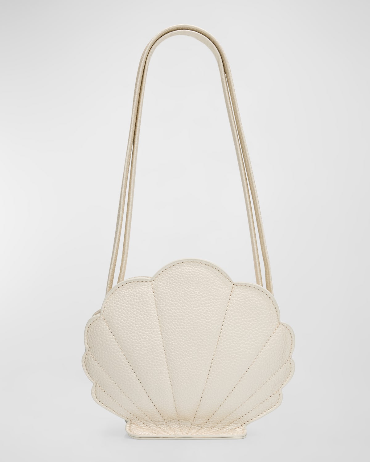 Shop Molo Girl's Seashell Crossbody Bag In Mother Of Pearl