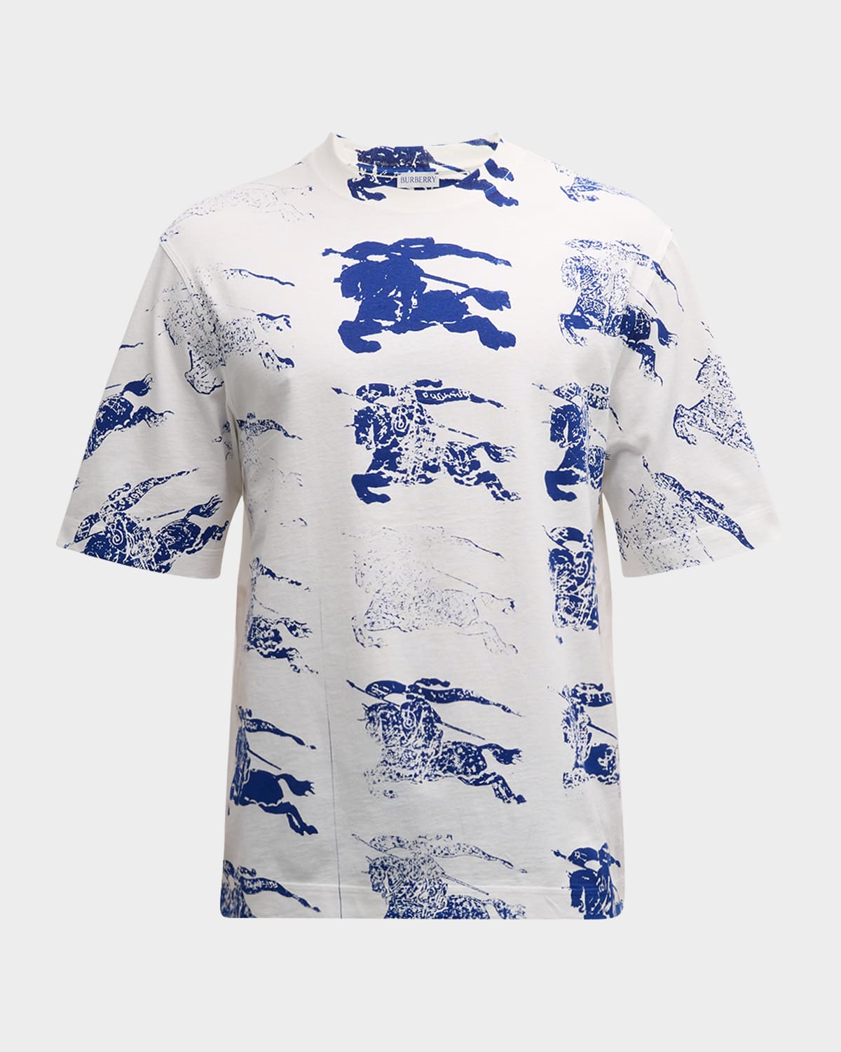 Burberry T-shirt With Ekd T-shirts White In Rain