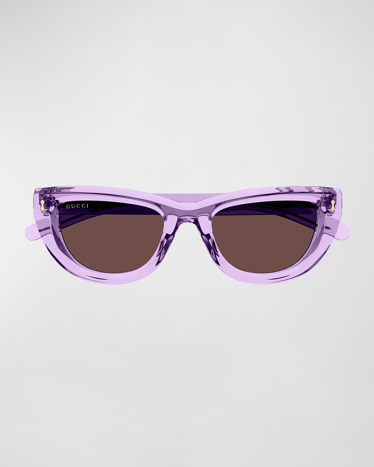 Gucci Logo Acetate Cat-Eye Sunglasses