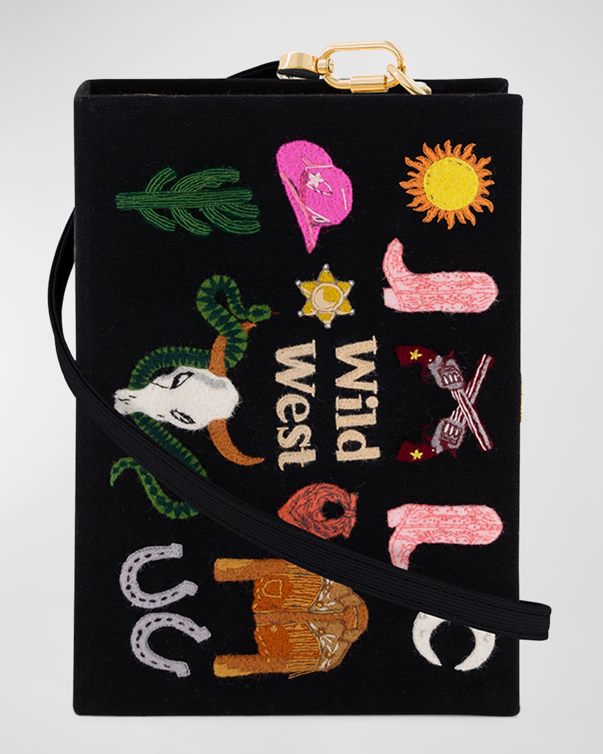 Wild West Book Clutch Bag