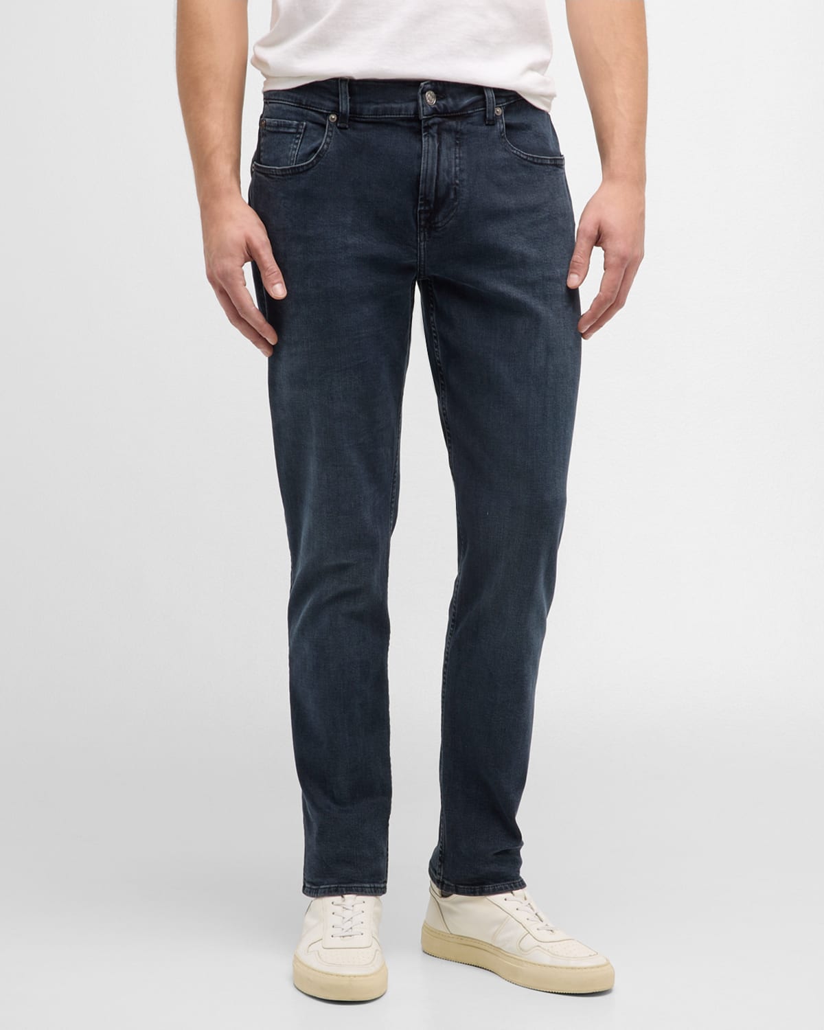 7 For All Mankind Men's Slimmy Tapered Jeans In Mentor