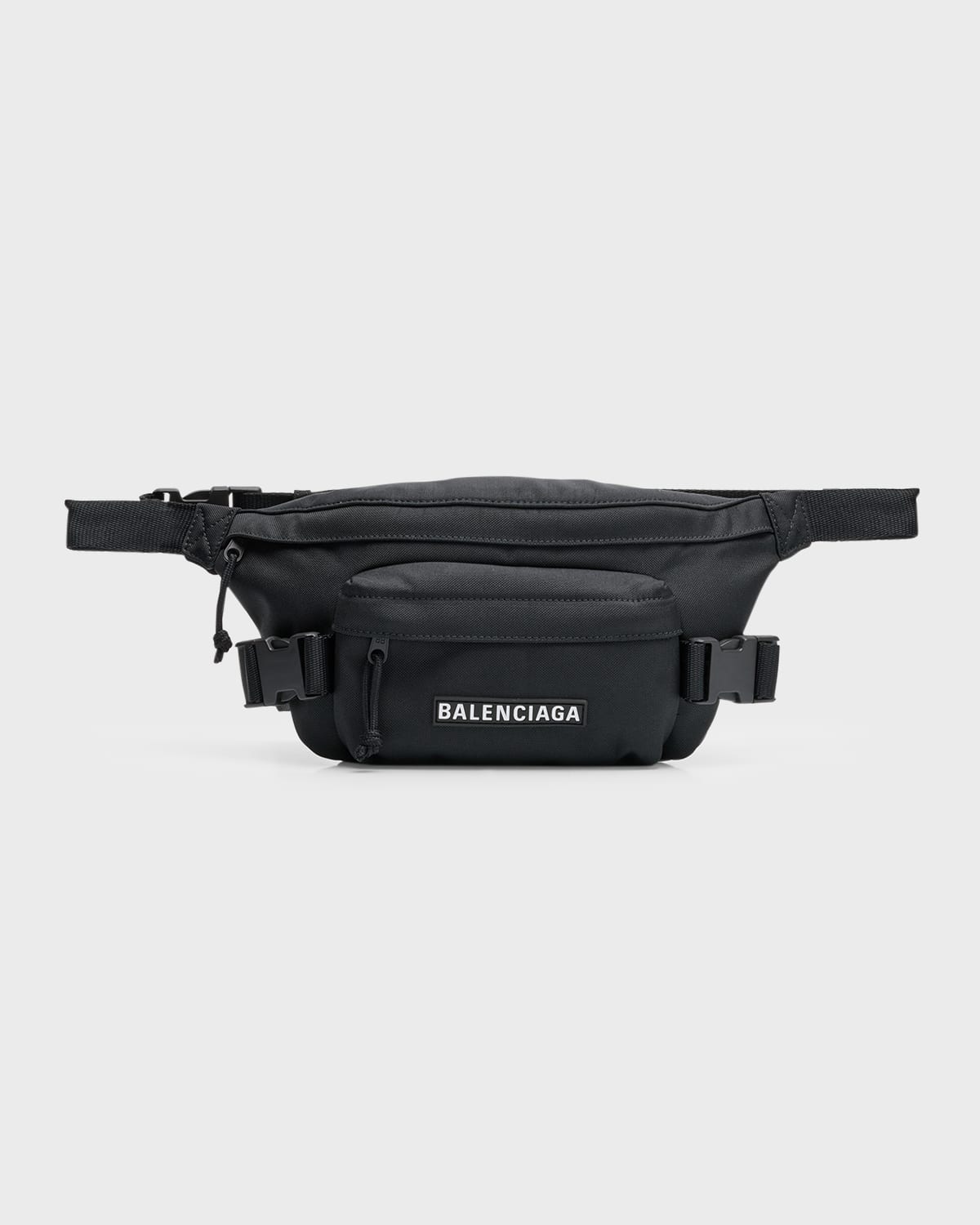 BALENCIAGA MEN'S NYLON SKI BELT BAG 