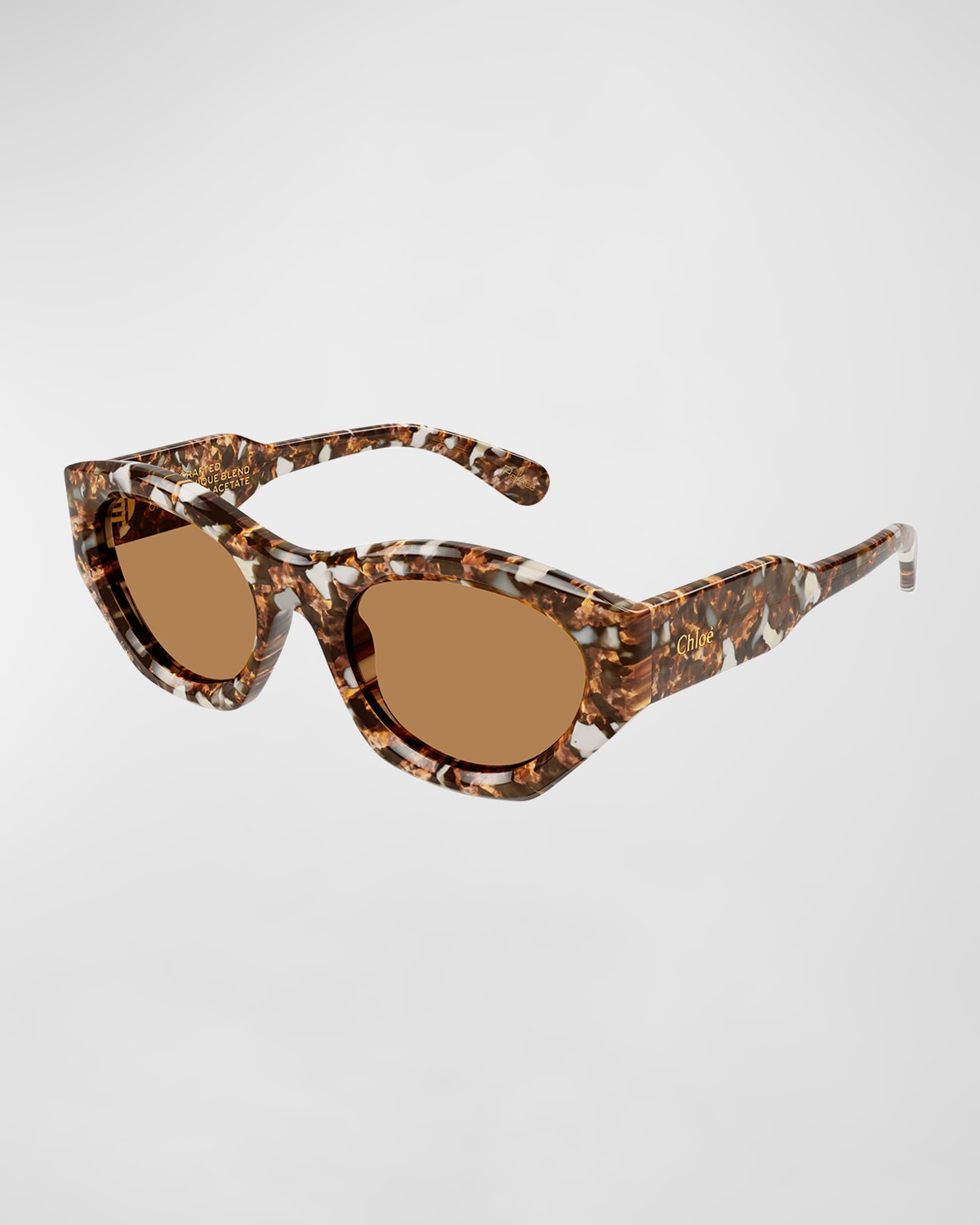 CHLOÉ MULTIcolour ACETATE CAT-EYE SUNGLASSES