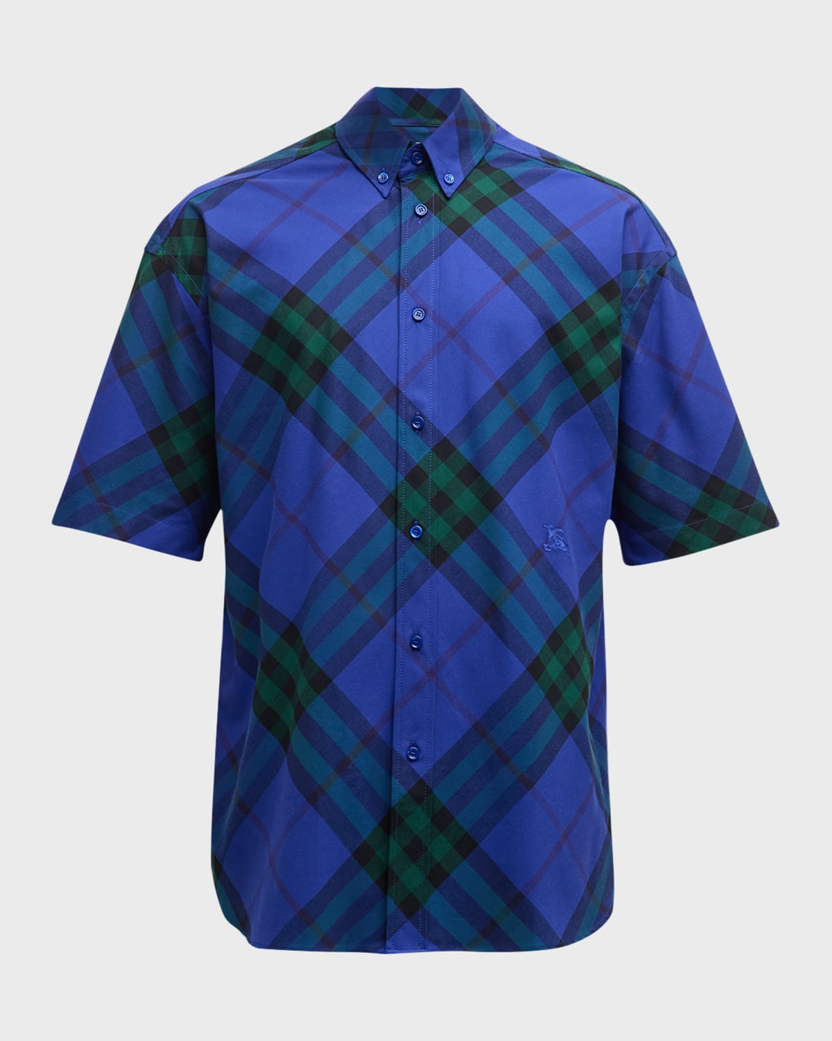Burberry Men s Knight Check Sport Shirt In Knight Ip Check ModeSens