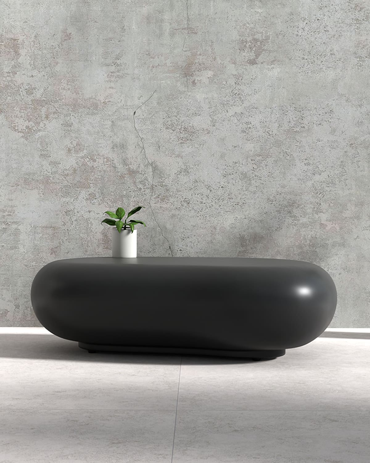 Sunset West Bazaar Pebble Coffee Table In Black