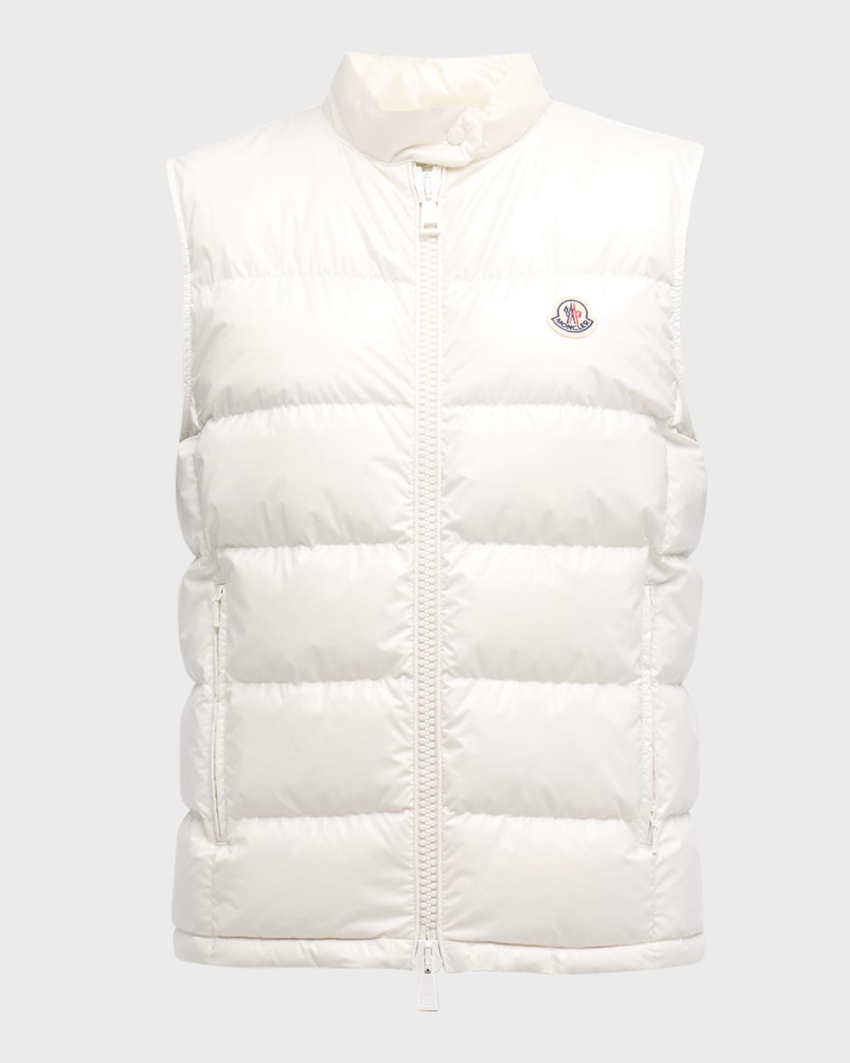 Moncler Alcibia Puffer Vest In Natural
