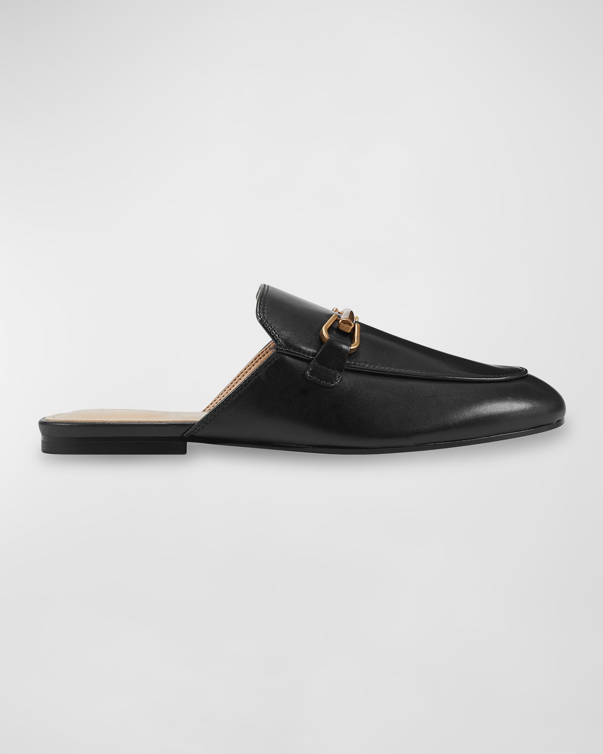 Butler Leather Bit Loafer Mules