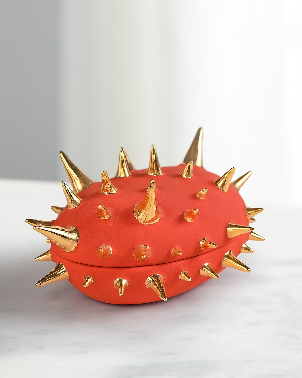 Waylande Gregory Spiked Egg Box In Red