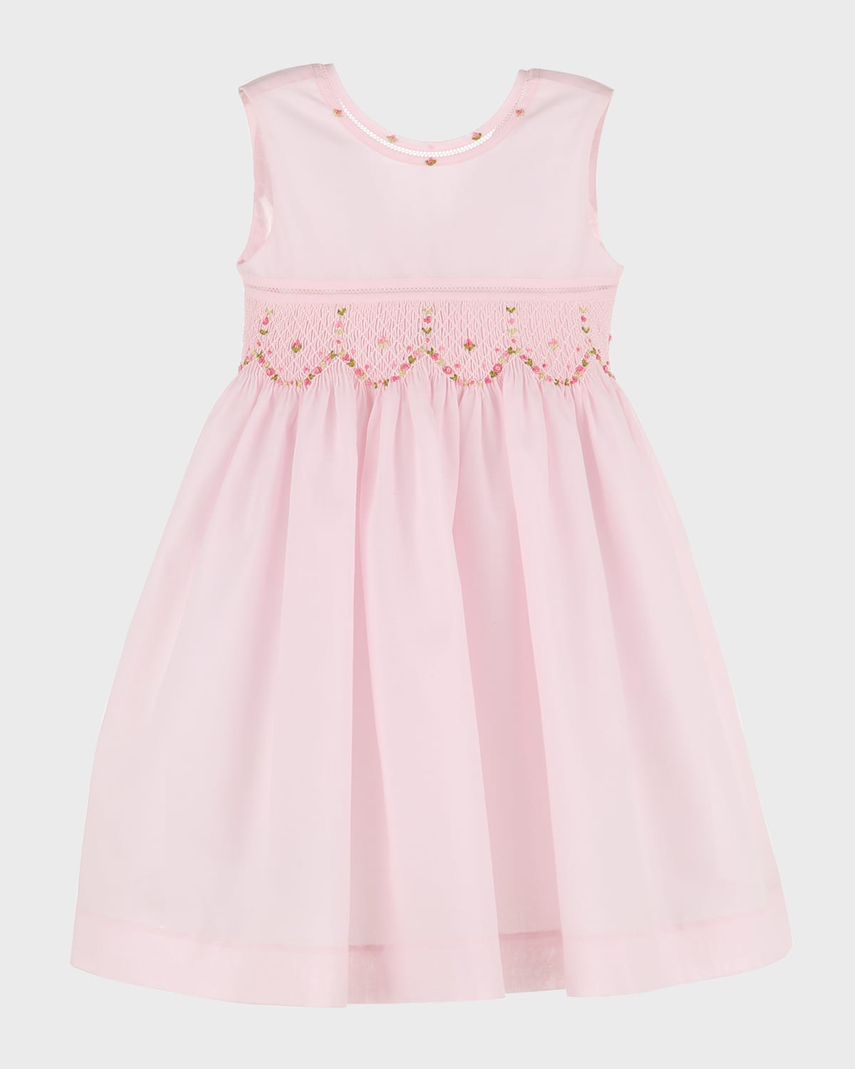 Luli & Me Kids' Girl's Petal And Randalls Dress In Pink