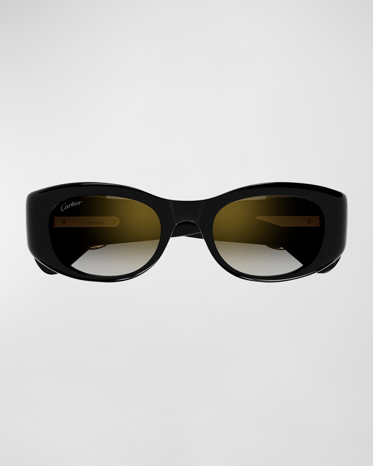 Cartier Panther C-Logo Acetate Cat-Eye Sunglasses