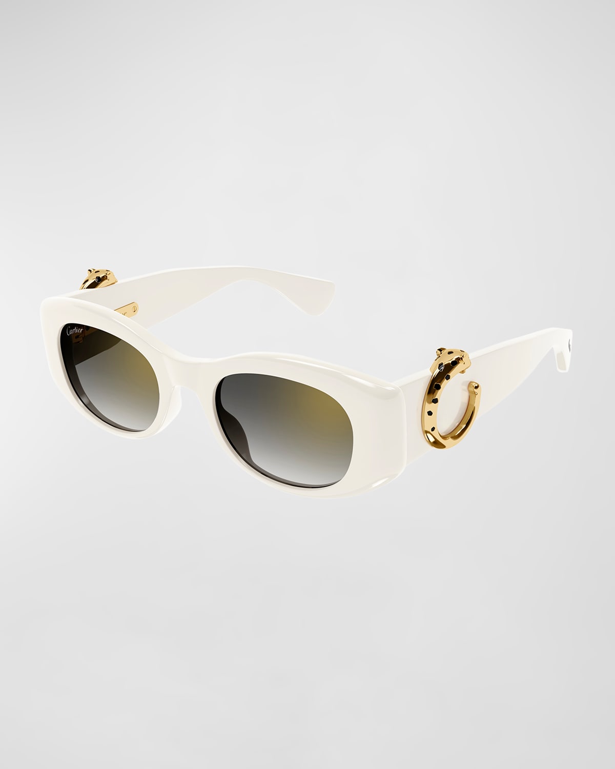 Panther C-Logo Acetate Cat-Eye Sunglasses