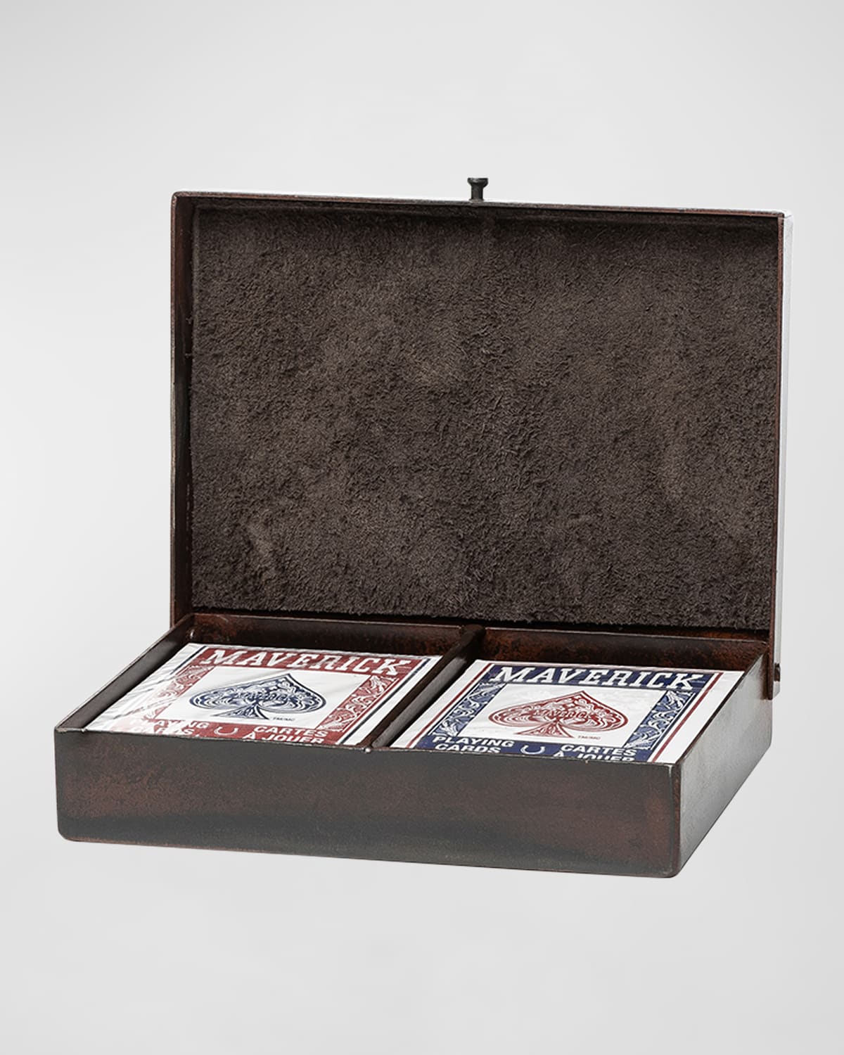 Jan Barboglio La Suerte Box With Two Decks Of Playing Cards In Natural