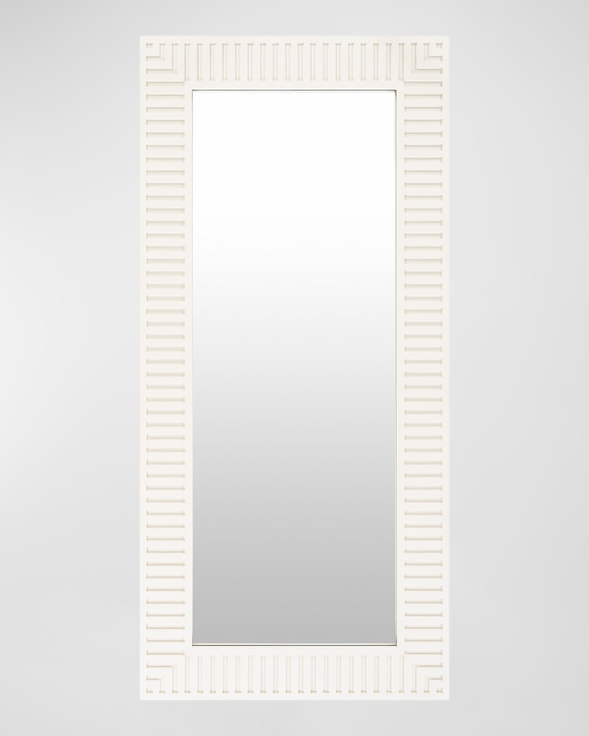 Shop Surya Rugs Colossae 75" Floor Mirror In White