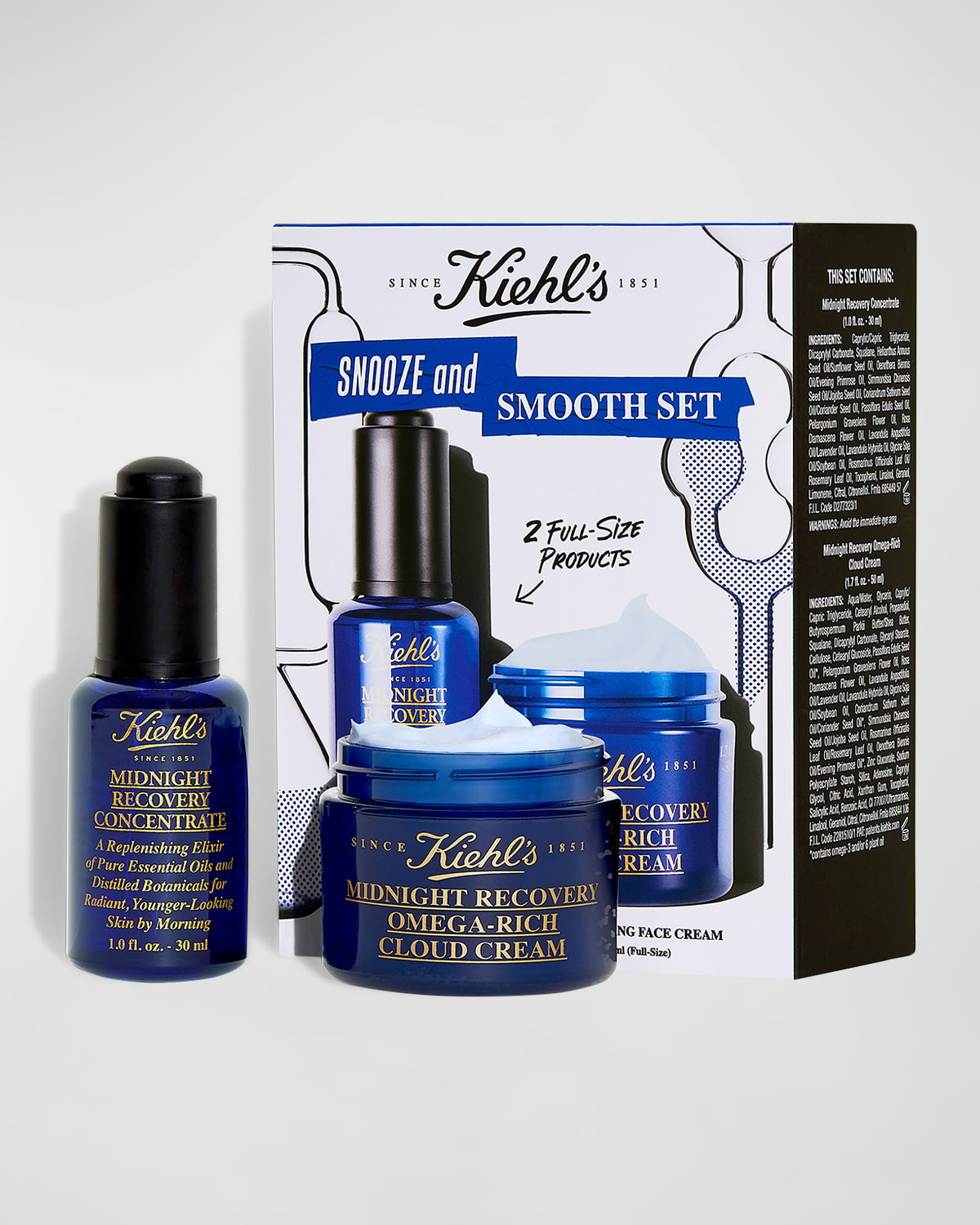 Shop Kiehl's Since 1851 Snooze And Smooth Set