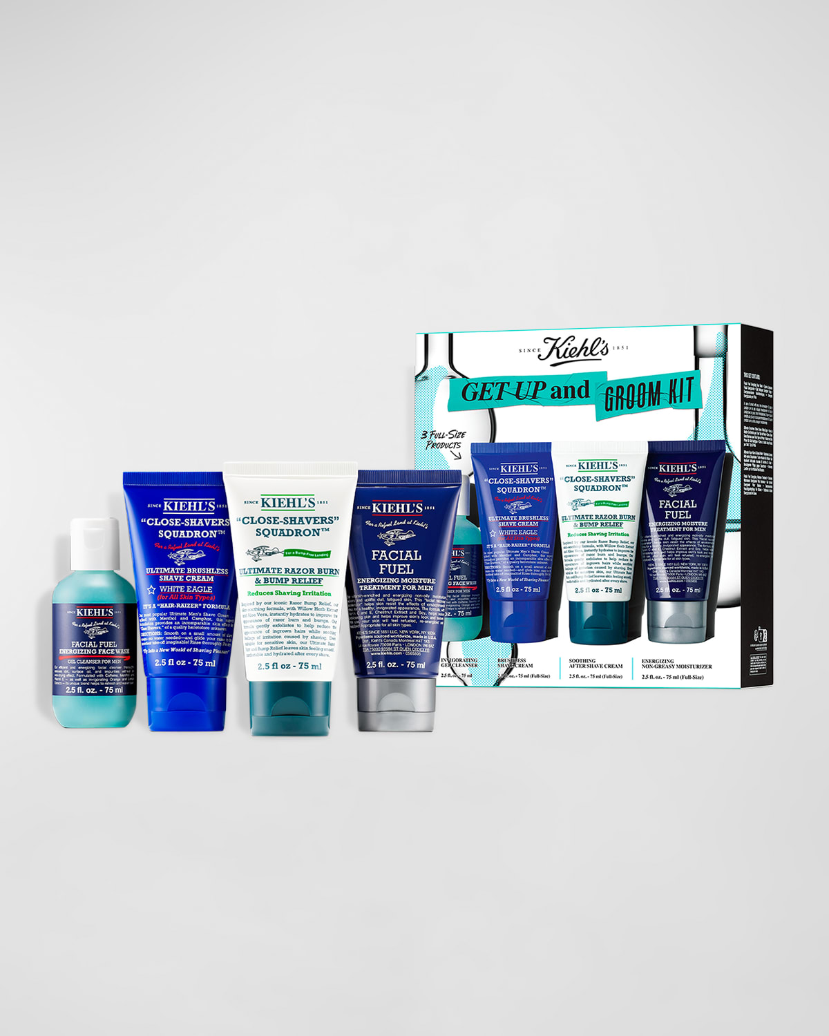 Shop Kiehl's Since 1851 Get Up And Groom Kit
