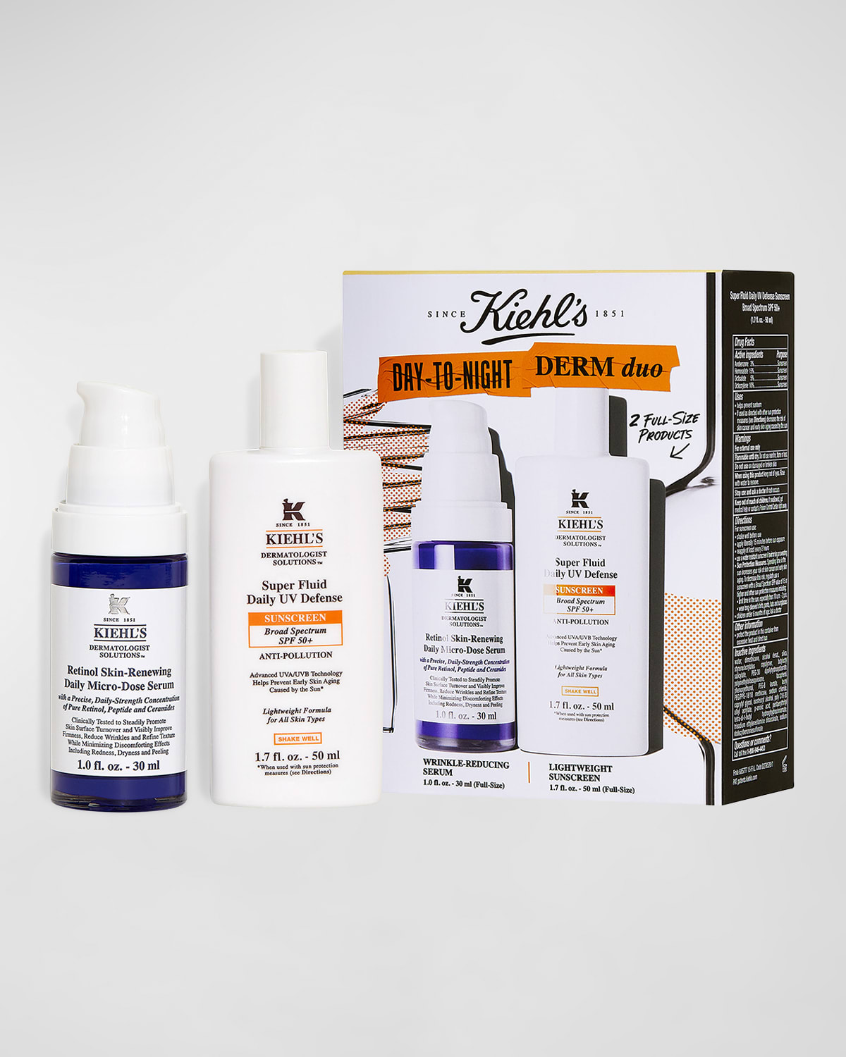 Shop Kiehl's Since 1851 Day-to-night Derm Duo