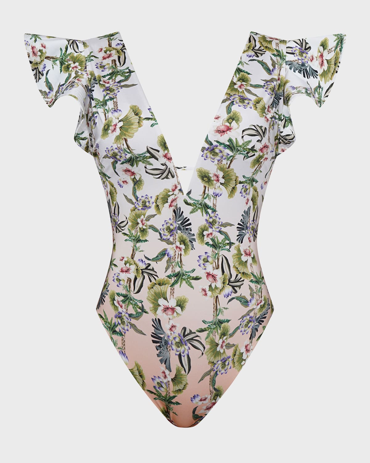 Daffodil-Print Mackenzie One-Piece Swimsuit (A-C Cup)