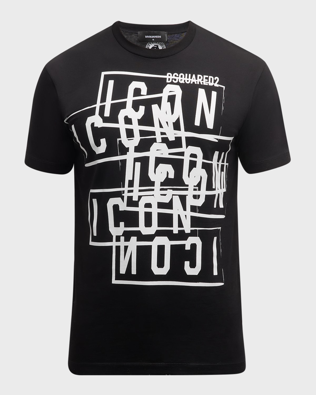 Dsquared2 Icon Logo-print T-shirt In Black